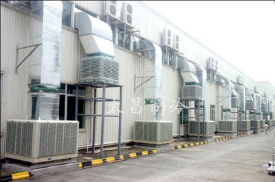 玩具工廠車間節(jié)能環(huán)?？照{(diào)安裝工程案例